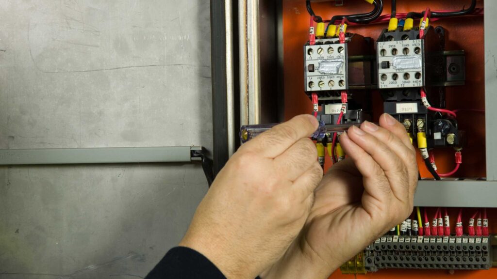 electrician working